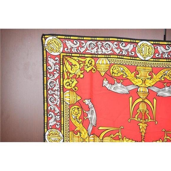 Auth Christian Dior Scarf Bird Motif #76130C11B - Picture 14 of 15